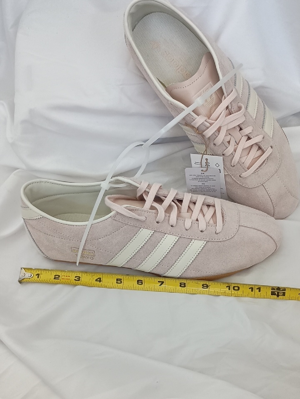 Adidas Tokyo W Pink Suede Sneakers Women's 12 JQ0608 NWT - Picture 5 of 7